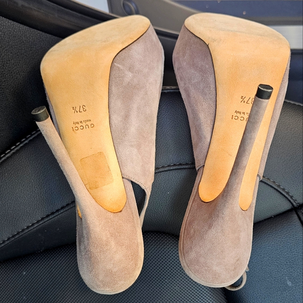 GUCCI - Sofia Platform Slingback - 37½ - Picture 4 of 6